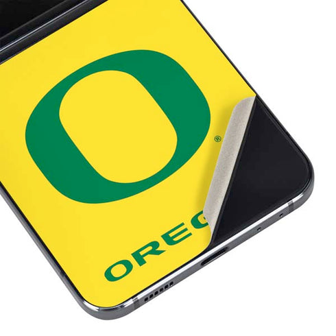 University of Oregon Mesh Yellow Galaxy Z Flip5 5G Skin