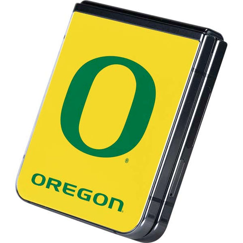 University of Oregon Mesh Yellow Galaxy Z Flip5 5G Skin