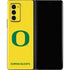 University of Oregon Mesh Yellow Galaxy Z Fold2 5G Skin