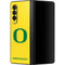 University of Oregon Mesh Yellow Galaxy Z Fold3 5G Skin