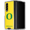 University of Oregon Mesh Yellow Galaxy Z Fold4 5G Clear Case