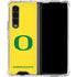University of Oregon Mesh Yellow Galaxy Z Fold4 5G Clear Case