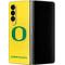University of Oregon Mesh Yellow Galaxy Z Fold4 5G Skin