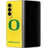 University of Oregon Mesh Yellow Galaxy Z Fold4 5G Skin
