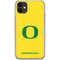 University of Oregon Mesh Yellow iPhone 11 Clear Case