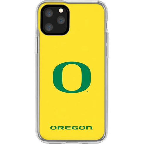 University of Oregon Mesh Yellow iPhone 11 Pro Clear Case