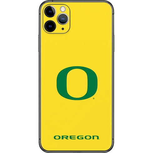 University of Oregon Mesh Yellow iPhone 11 Pro Max Skin