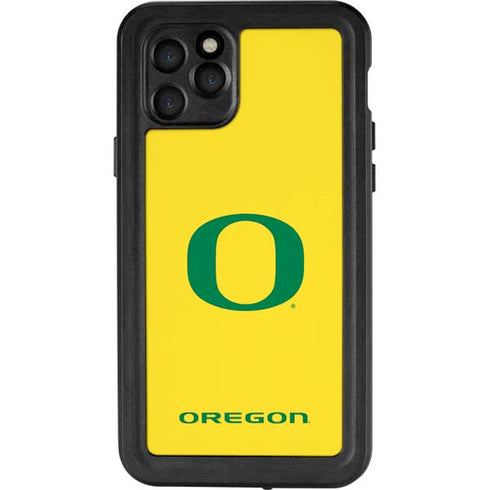 University of Oregon Mesh Yellow iPhone 11 Pro Waterproof Case