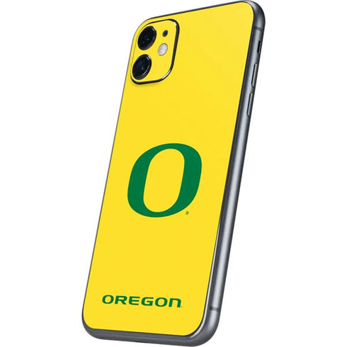 University of Oregon Mesh Yellow iPhone 11 Skin