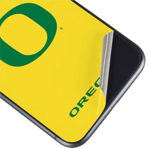 University of Oregon Mesh Yellow iPhone 11 Skin