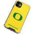 University of Oregon Mesh Yellow iPhone 12 Clear Case