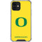University of Oregon Mesh Yellow iPhone 12 Mini Clear Case