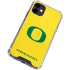 University of Oregon Mesh Yellow iPhone 12 Mini Clear Case