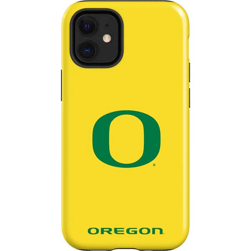 University of Oregon Mesh Yellow iPhone 12 Mini Impact Case