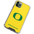 University of Oregon Mesh Yellow iPhone 12 Pro Clear Case