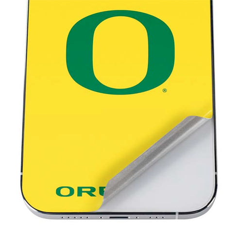 University of Oregon Mesh Yellow iPhone 12 Pro Max Skin