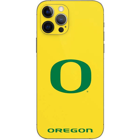 University of Oregon Mesh Yellow iPhone 12 Pro Skin