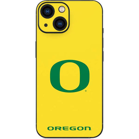 University of Oregon Mesh Yellow iPhone 13 Mini Skin