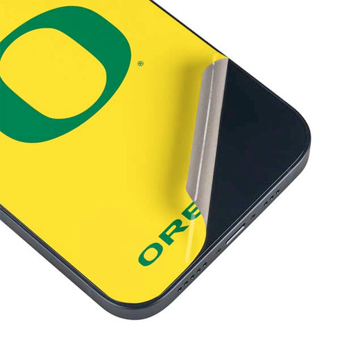 University of Oregon Mesh Yellow iPhone 13 Mini Skin