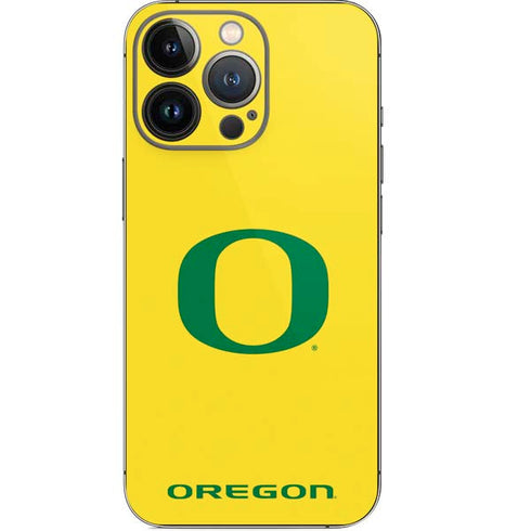 University of Oregon Mesh Yellow iPhone 13 Pro Skin