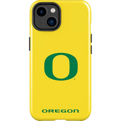 University of Oregon Mesh Yellow iPhone 14 Plus Impact Case