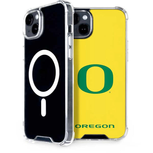 University of Oregon Mesh Yellow iPhone 15 MagSafe Case