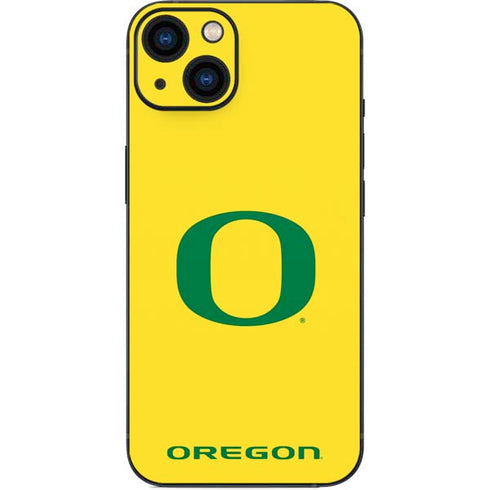 University of Oregon Mesh Yellow iPhone 15 Plus Skin