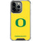 University of Oregon Mesh Yellow iPhone 14 Pro Clear Case