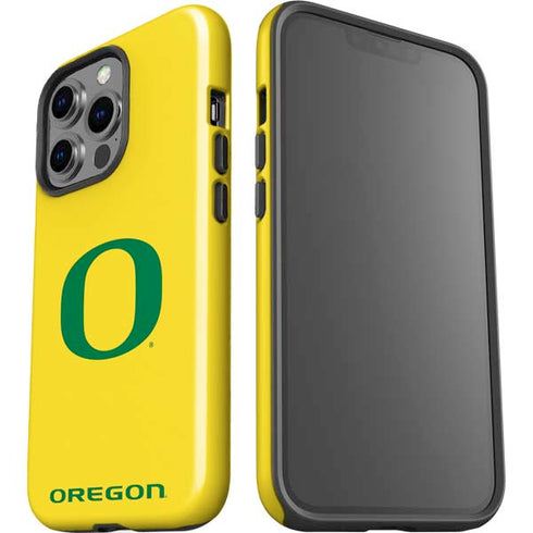 University of Oregon Mesh Yellow iPhone 15 Pro Impact Case