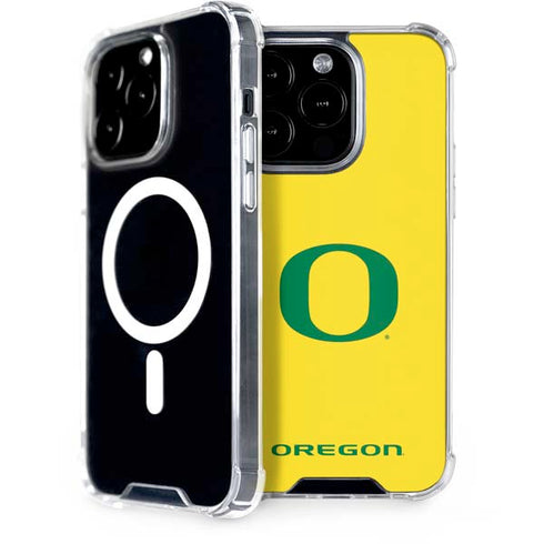 University of Oregon Mesh Yellow iPhone 14 Pro MagSafe Case