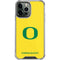 University of Oregon Mesh Yellow iPhone 15 Pro Max Clear Case