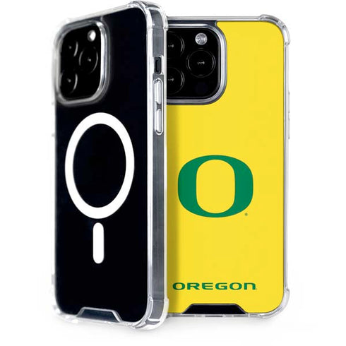 University of Oregon Mesh Yellow iPhone 15 Pro Max MagSafe Case