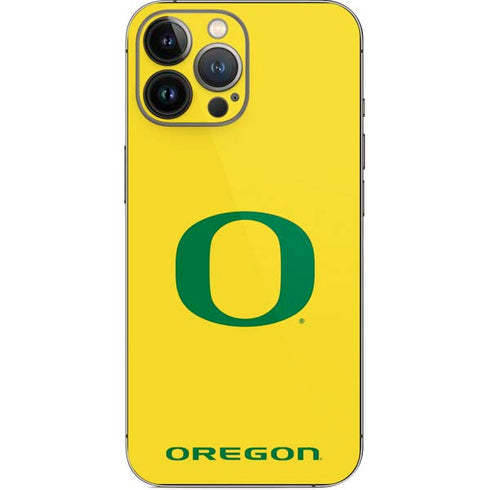 University of Oregon Mesh Yellow iPhone 14 Pro Max Skin
