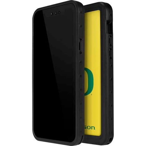 University of Oregon Mesh Yellow iPhone 14 Pro Max Waterproof Case