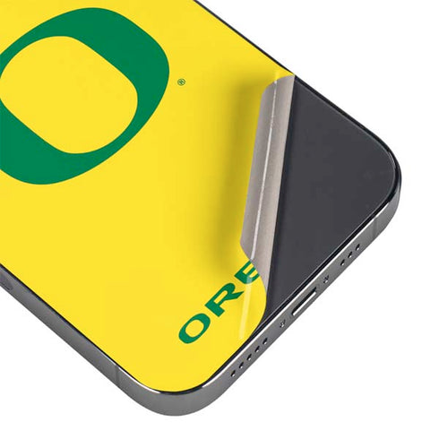 University of Oregon Mesh Yellow iPhone 14 Pro Skin