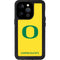 University of Oregon Mesh Yellow iPhone 14 Pro Waterproof Case