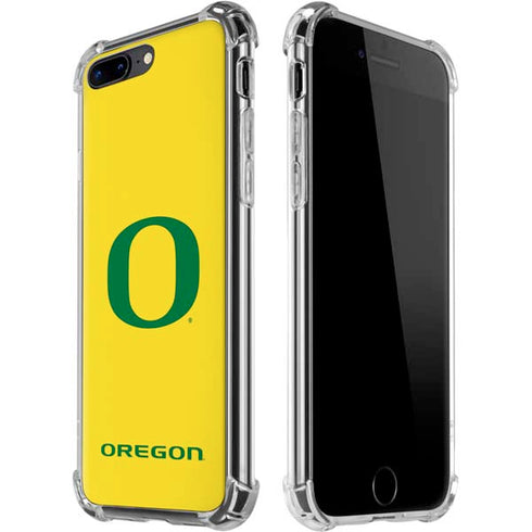 University of Oregon Mesh Yellow iPhone 7/8 Plus Clear Case