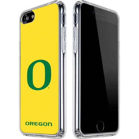 University of Oregon Mesh Yellow iPhone SE (2nd & 3rd Gen) Clear Case