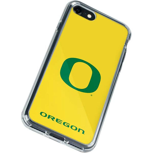 University of Oregon Mesh Yellow iPhone SE (2nd & 3rd Gen) Clear Case