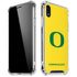 University of Oregon Mesh Yellow iPhone XR Clear Case