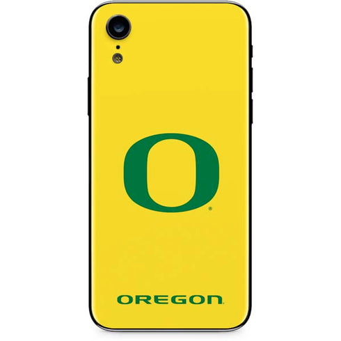 University of Oregon Mesh Yellow iPhone XR Skin