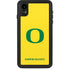 University of Oregon Mesh Yellow iPhone XR Waterproof Case