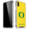 University of Oregon Mesh Yellow iPhone XS Max Clear Case