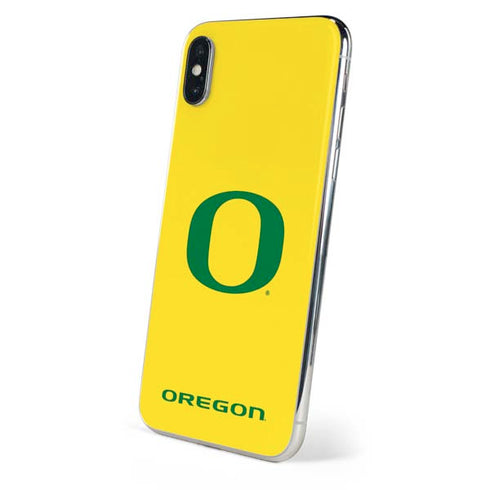 University of Oregon Mesh Yellow iPhone XS Max Skin