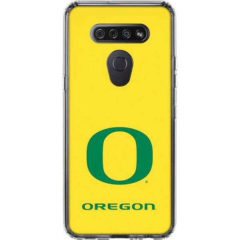 University of Oregon Mesh Yellow LG K51/Q51 Clear Case