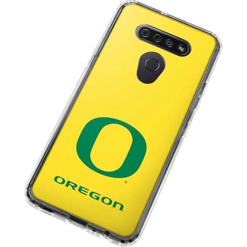 University of Oregon Mesh Yellow LG K51/Q51 Clear Case