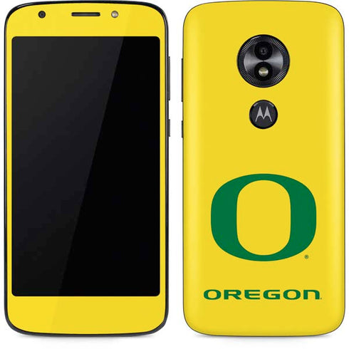 University of Oregon Mesh Yellow Moto E5 Play Skin