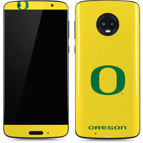 University of Oregon Mesh Yellow Moto G6 Skin