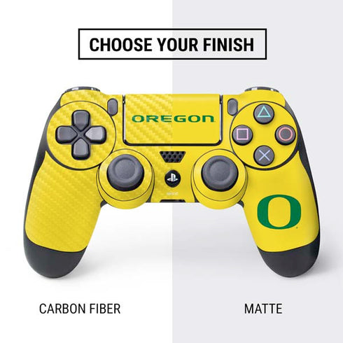 University of Oregon Mesh Yellow PS4 Controller Skin
