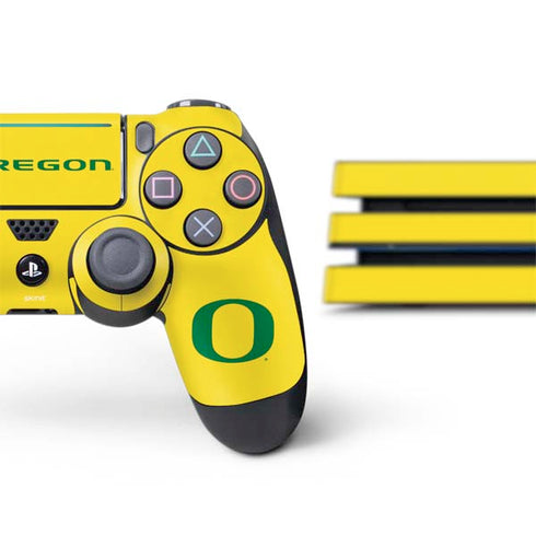 University of Oregon Mesh Yellow PS4 Pro Bundle Skin